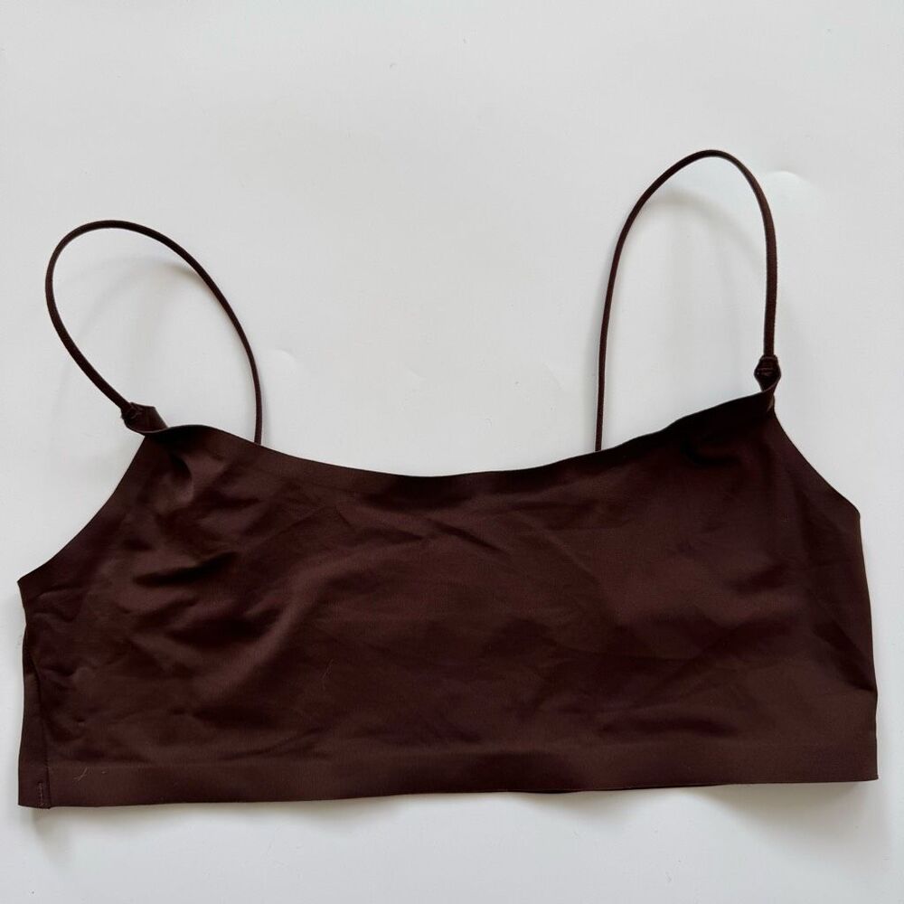 Skims Wear Everywhere Fits Everyone Cocoa Brown Bra Bralette Size Medium